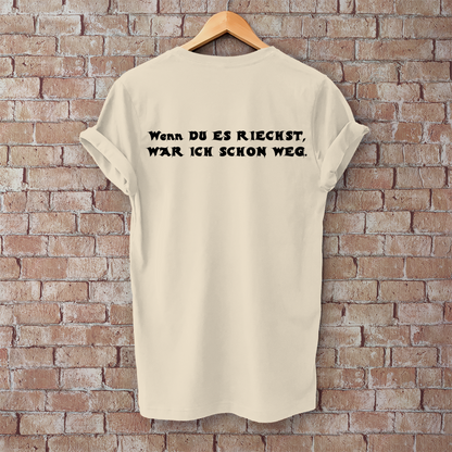 Herren T-Shirt 2-Takt – Wenn du es riechst, war ich schon weg