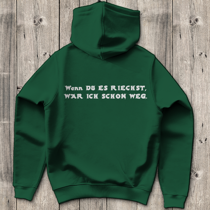 Herren Hoodie 2-Takt – Wenn du es riechst, war ich schon weg