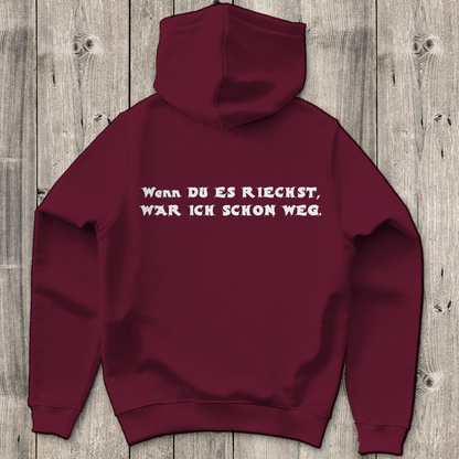 Herren Hoodie 2-Takt – Wenn du es riechst, war ich schon weg