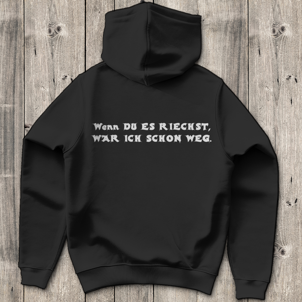 Herren Hoodie 2-Takt – Wenn du es riechst, war ich schon weg