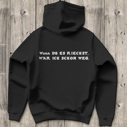 Herren Hoodie 2-Takt – Wenn du es riechst, war ich schon weg