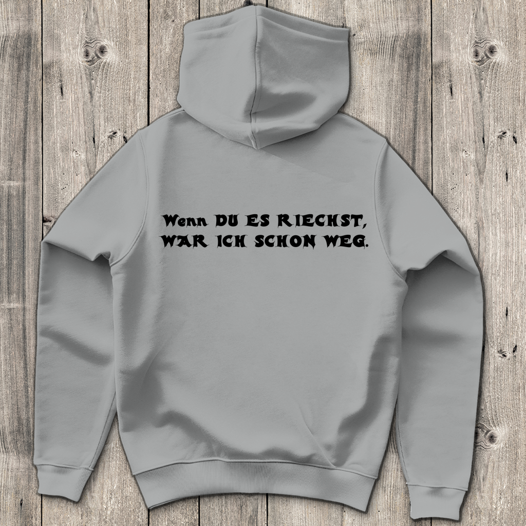 Herren Hoodie 2-Takt – Wenn du es riechst, war ich schon weg