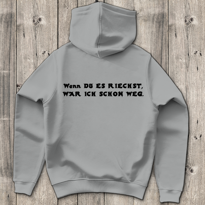 Herren Hoodie 2-Takt – Wenn du es riechst, war ich schon weg