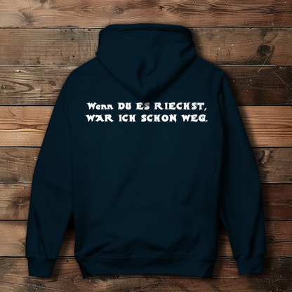 Damen Hoodie 2-Takt – Wenn du es riechst, war ich schon weg