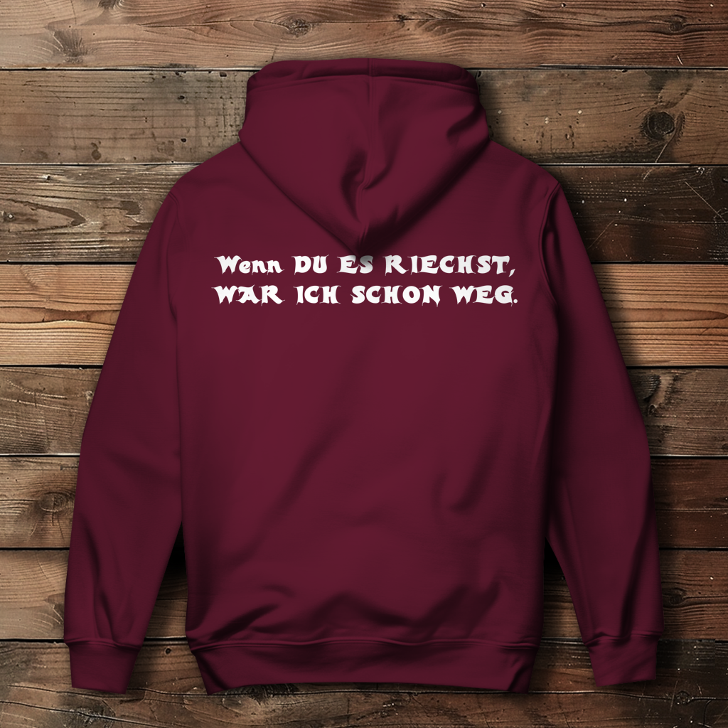 Damen Hoodie 2-Takt – Wenn du es riechst, war ich schon weg