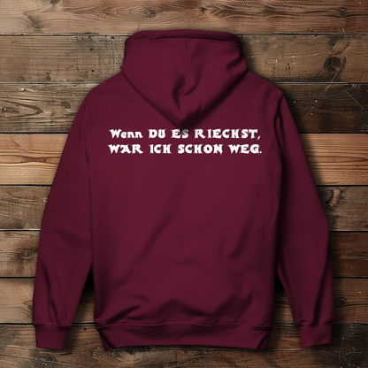 Damen Hoodie 2-Takt – Wenn du es riechst, war ich schon weg