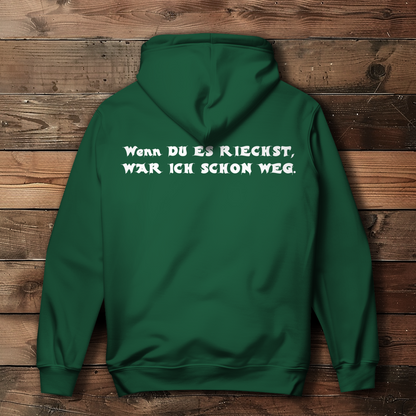 Damen Hoodie 2-Takt – Wenn du es riechst, war ich schon weg