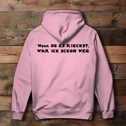 Damen Hoodie 2-Takt – Wenn du es riechst, war ich schon weg