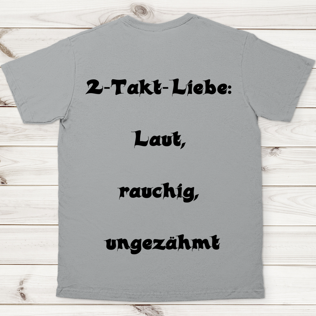 Herren T-Shirt 2-Takt-Liebe – Laut, rauchig, ungezähmt