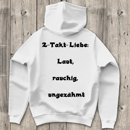 Herren Hoodie 2-Takt-Liebe – Laut, rauchig, ungezähmt