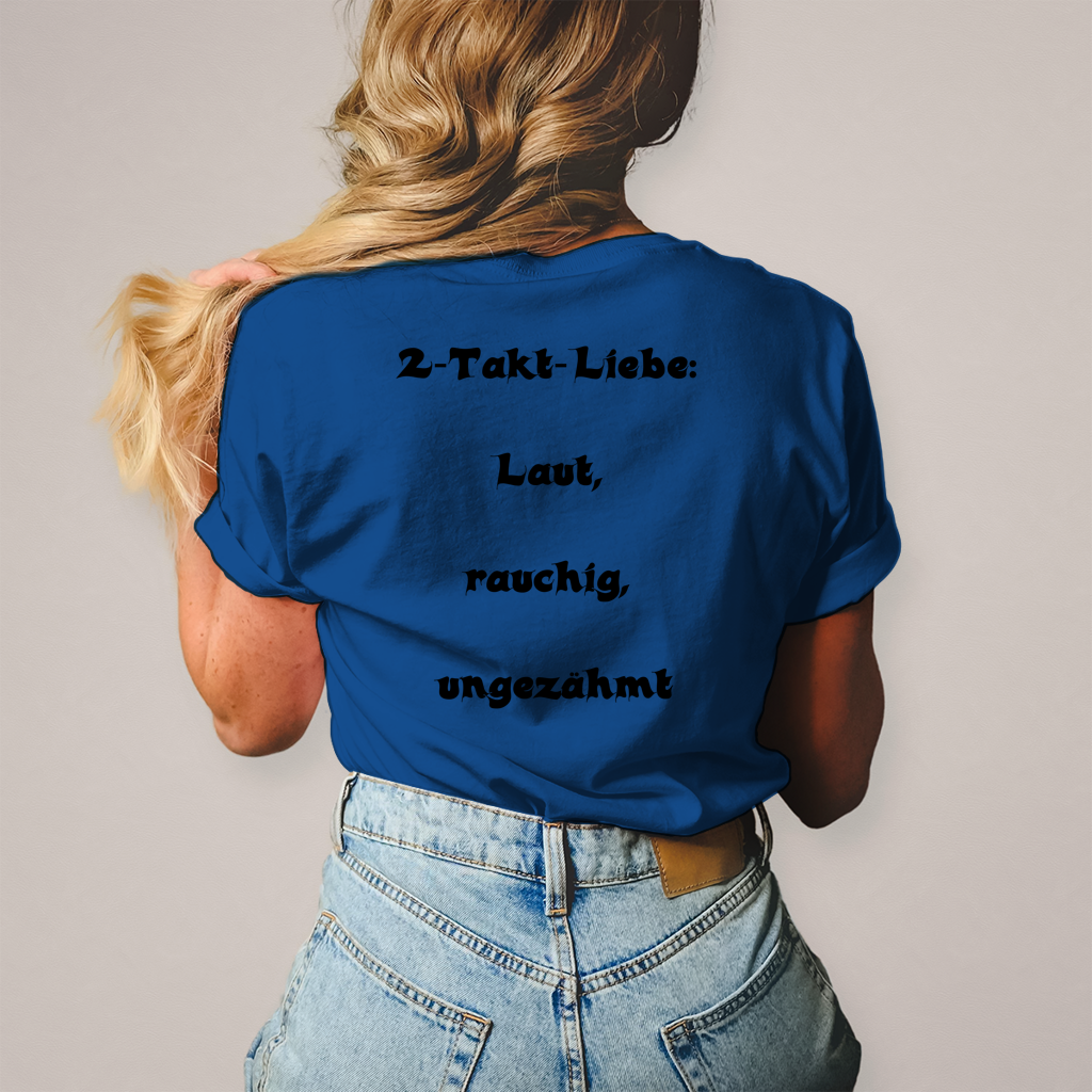 Herren T-Shirt 2-Takt-Liebe – Laut, rauchig, ungezähmt