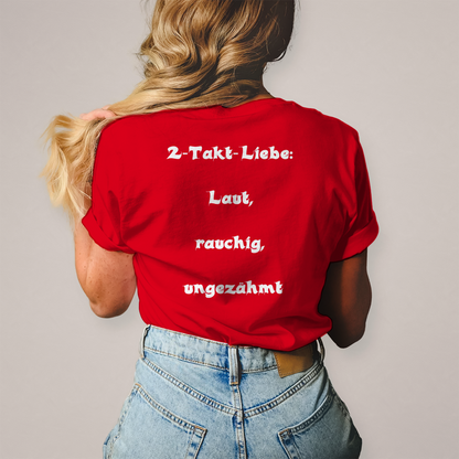 Herren T-Shirt 2-Takt-Liebe – Laut, rauchig, ungezähmt