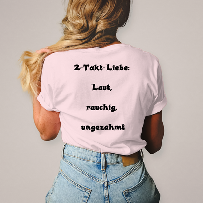 Herren T-Shirt 2-Takt-Liebe – Laut, rauchig, ungezähmt