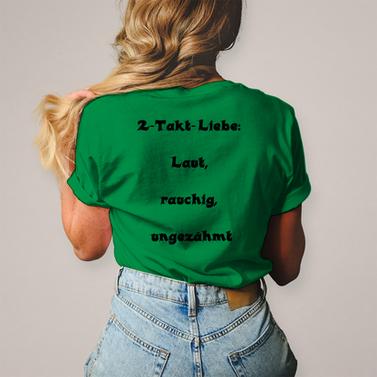 Herren T-Shirt 2-Takt-Liebe – Laut, rauchig, ungezähmt