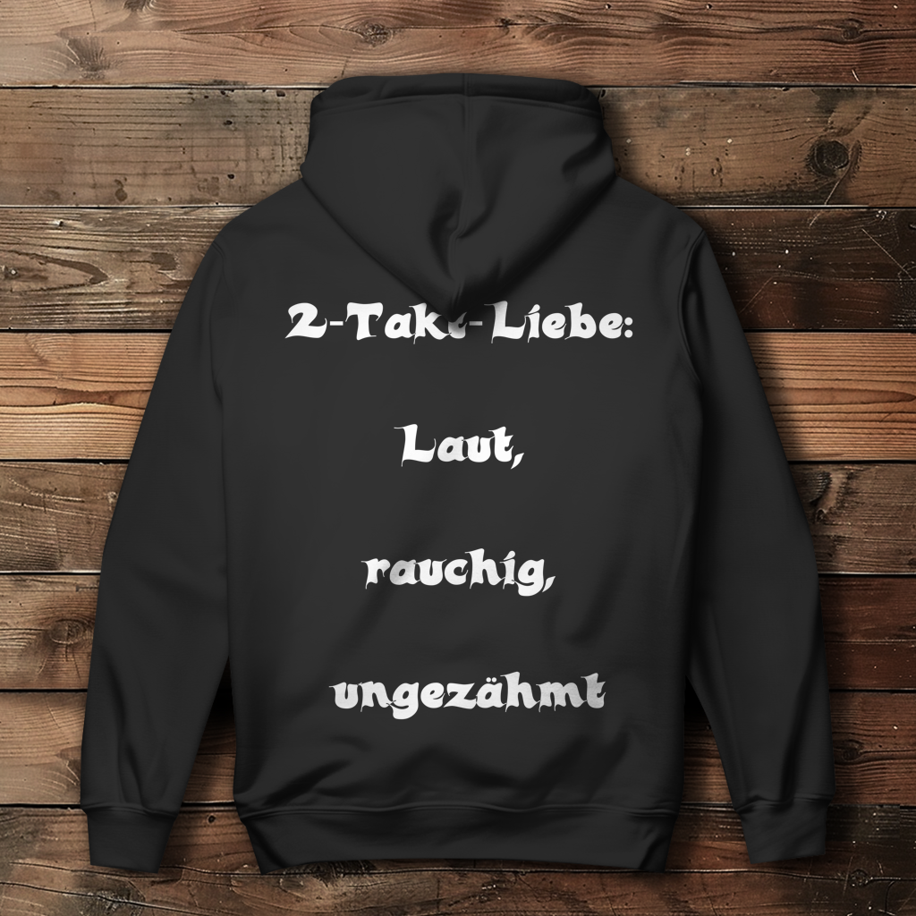 Damen Hoodie 2-Takt-Liebe – Laut, rauchig, ungezähmt