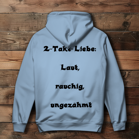 Damen Hoodie 2-Takt-Liebe – Laut, rauchig, ungezähmt