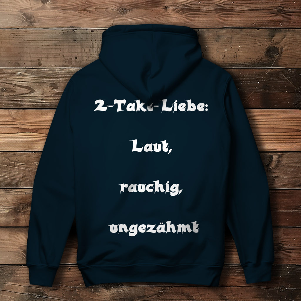 Damen Hoodie 2-Takt-Liebe – Laut, rauchig, ungezähmt