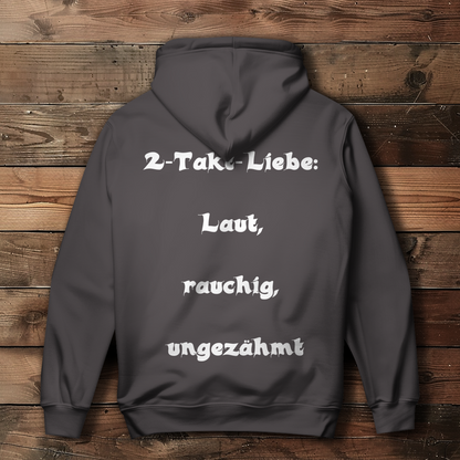 Damen Hoodie 2-Takt-Liebe – Laut, rauchig, ungezähmt