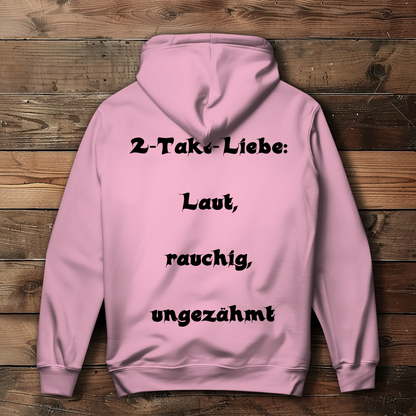 Damen Hoodie 2-Takt-Liebe – Laut, rauchig, ungezähmt