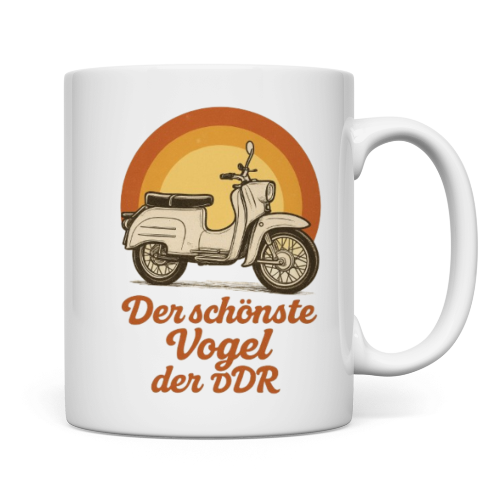 Tasse Der schönste Vogel der DDR