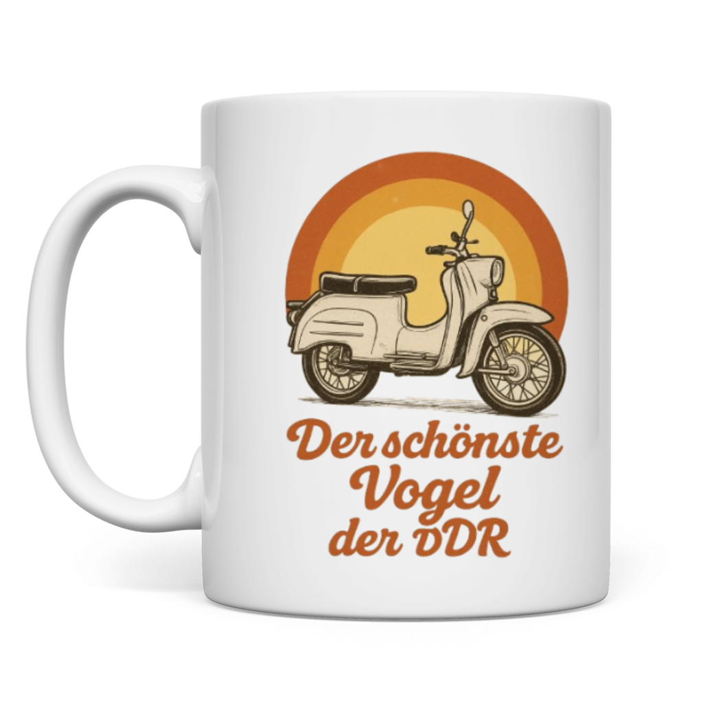 Tasse Der schönste Vogel der DDR