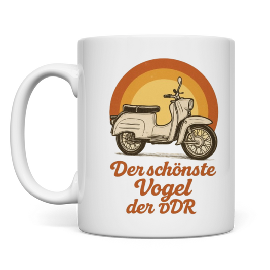 Tasse Der schönste Vogel der DDR