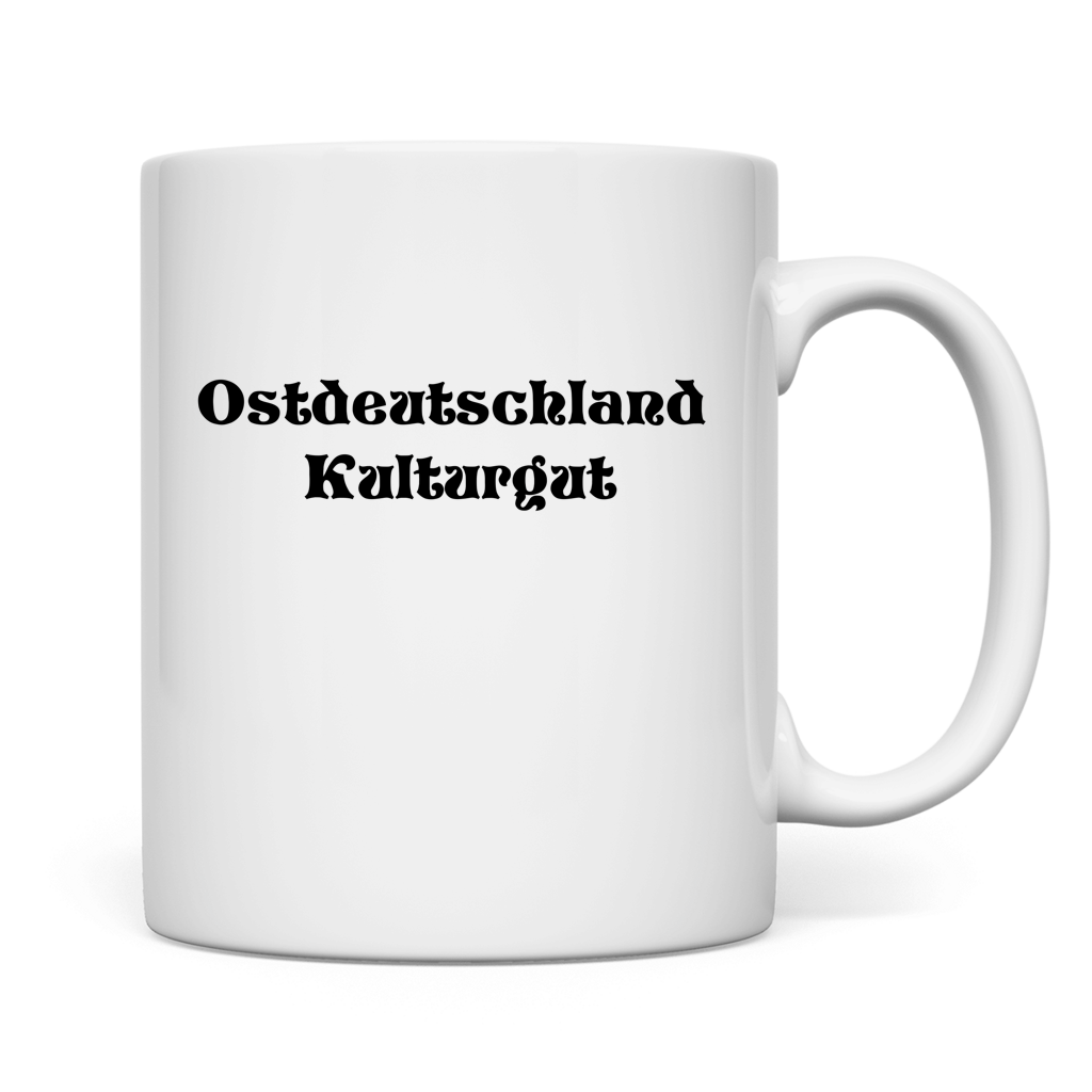 Ostdeutschland Kulturgut Tasse