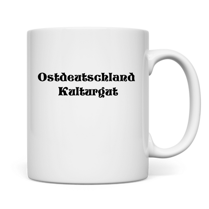 Ostdeutschland Kulturgut Tasse