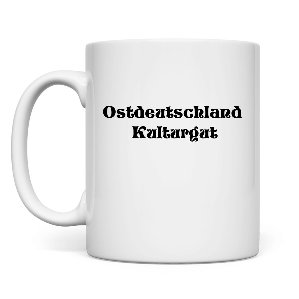 Ostdeutschland Kulturgut Tasse